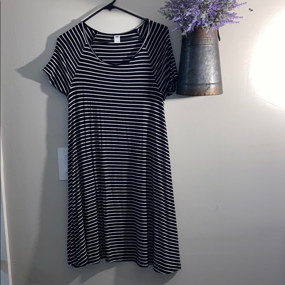 Black & White T-shirt dress